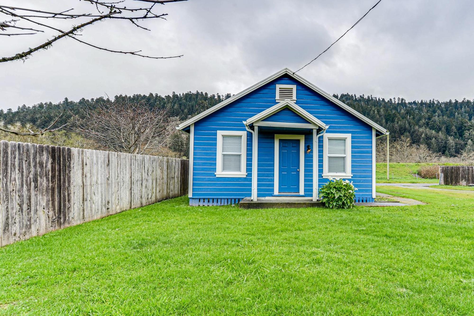 Cozy Norcal Cottage 2 Mi To Redwoods And Beaches! Orick Esterno foto