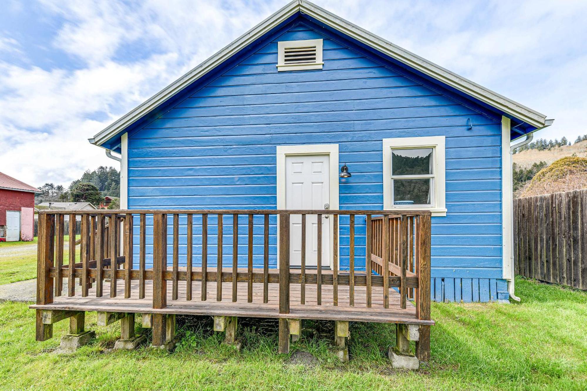 Cozy Norcal Cottage 2 Mi To Redwoods And Beaches! Orick Esterno foto