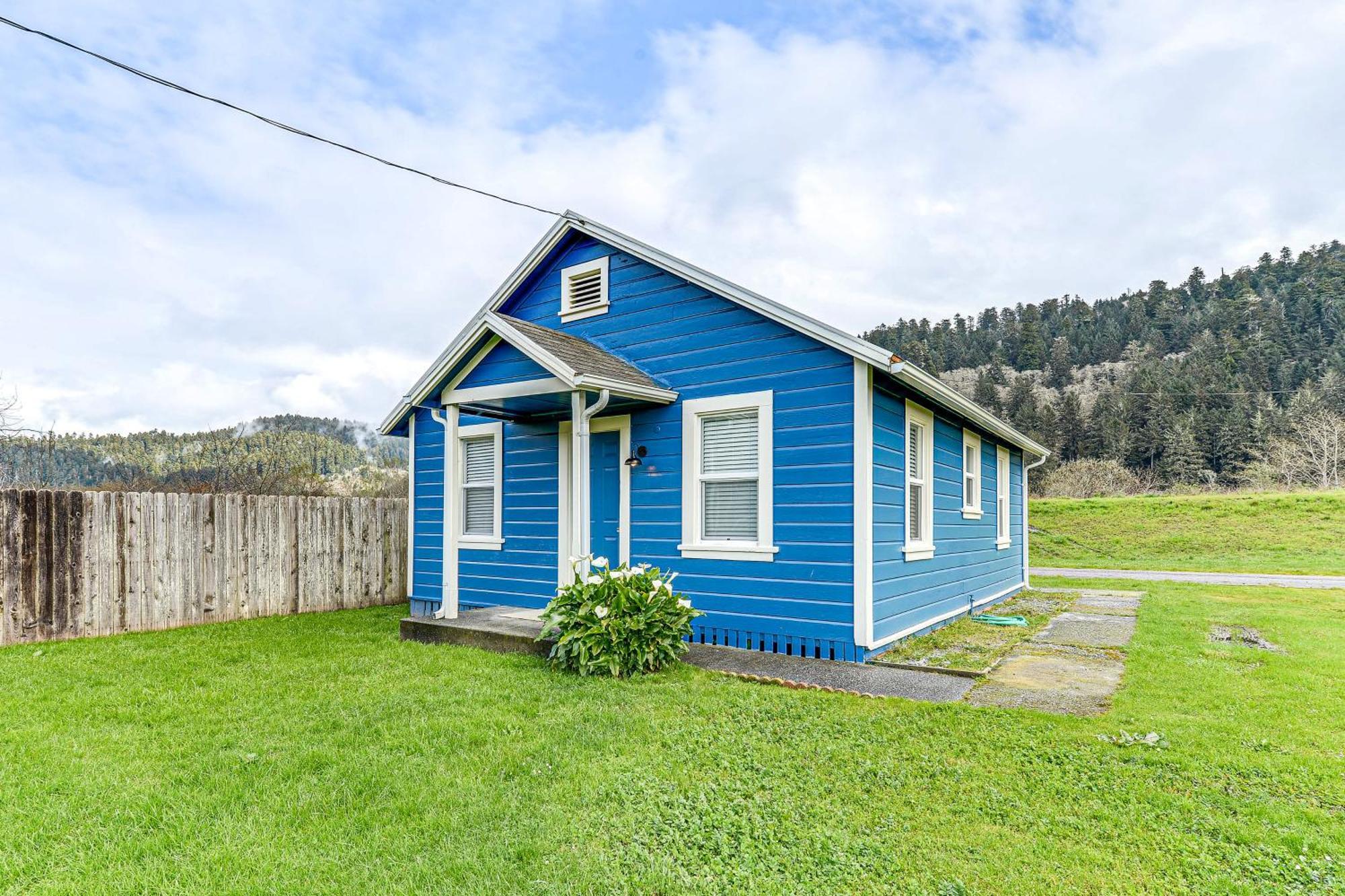 Cozy Norcal Cottage 2 Mi To Redwoods And Beaches! Orick Esterno foto